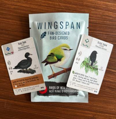 Wingspan Fan-Designed Birds of New Zealand Pack Set 1 Board Game by Stonemaier Games