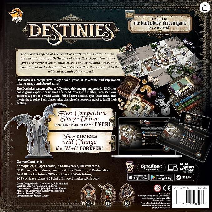 Destinies Board Game by Lucky Duck Games