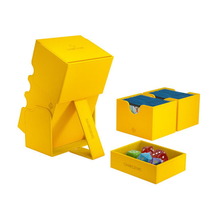 Stronghold Deck Box 200+ XL Yellow TCG Gamegenic