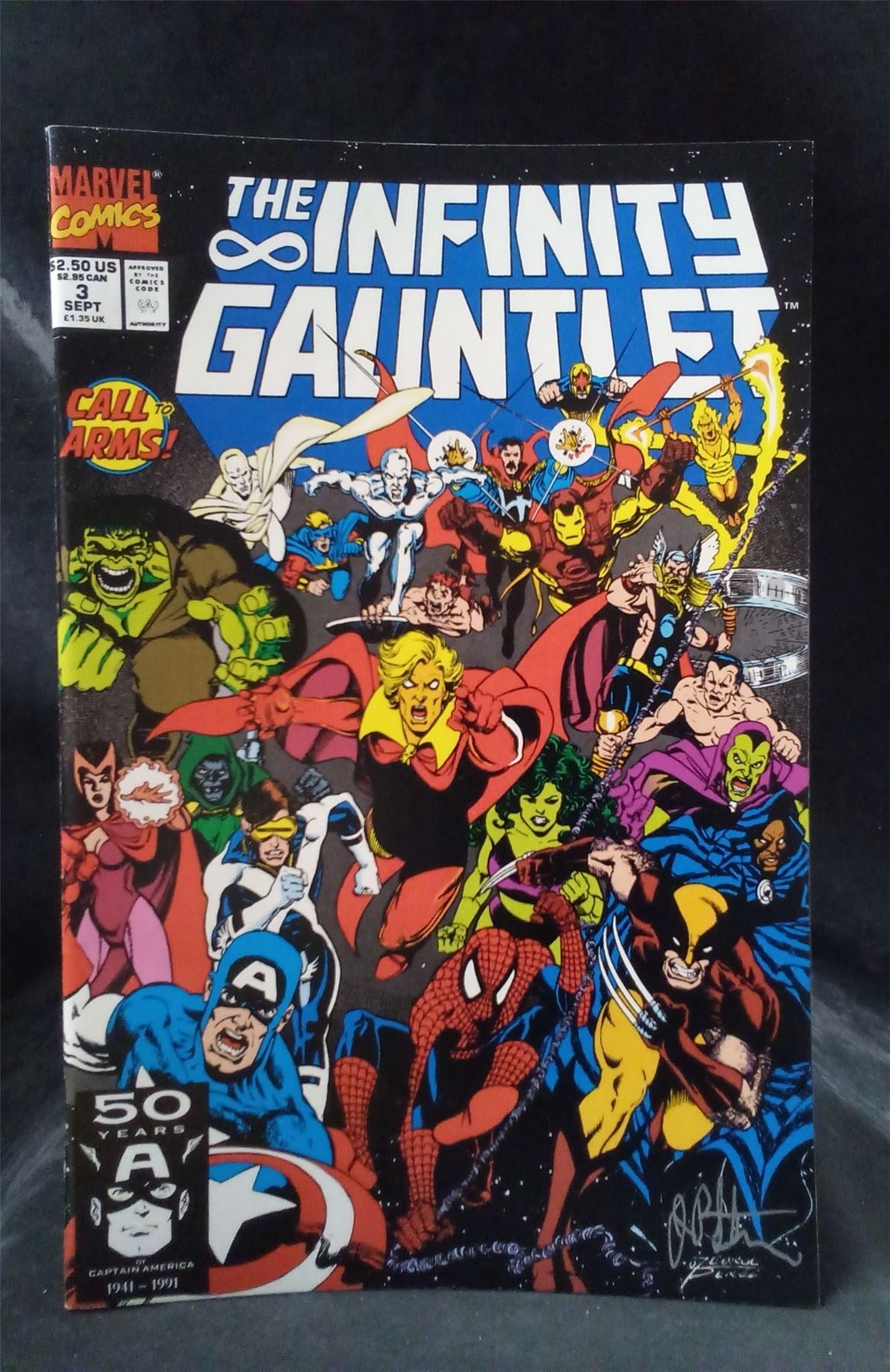 The Infinity Gauntlet #3 1991 Marvel Comics Comic Book