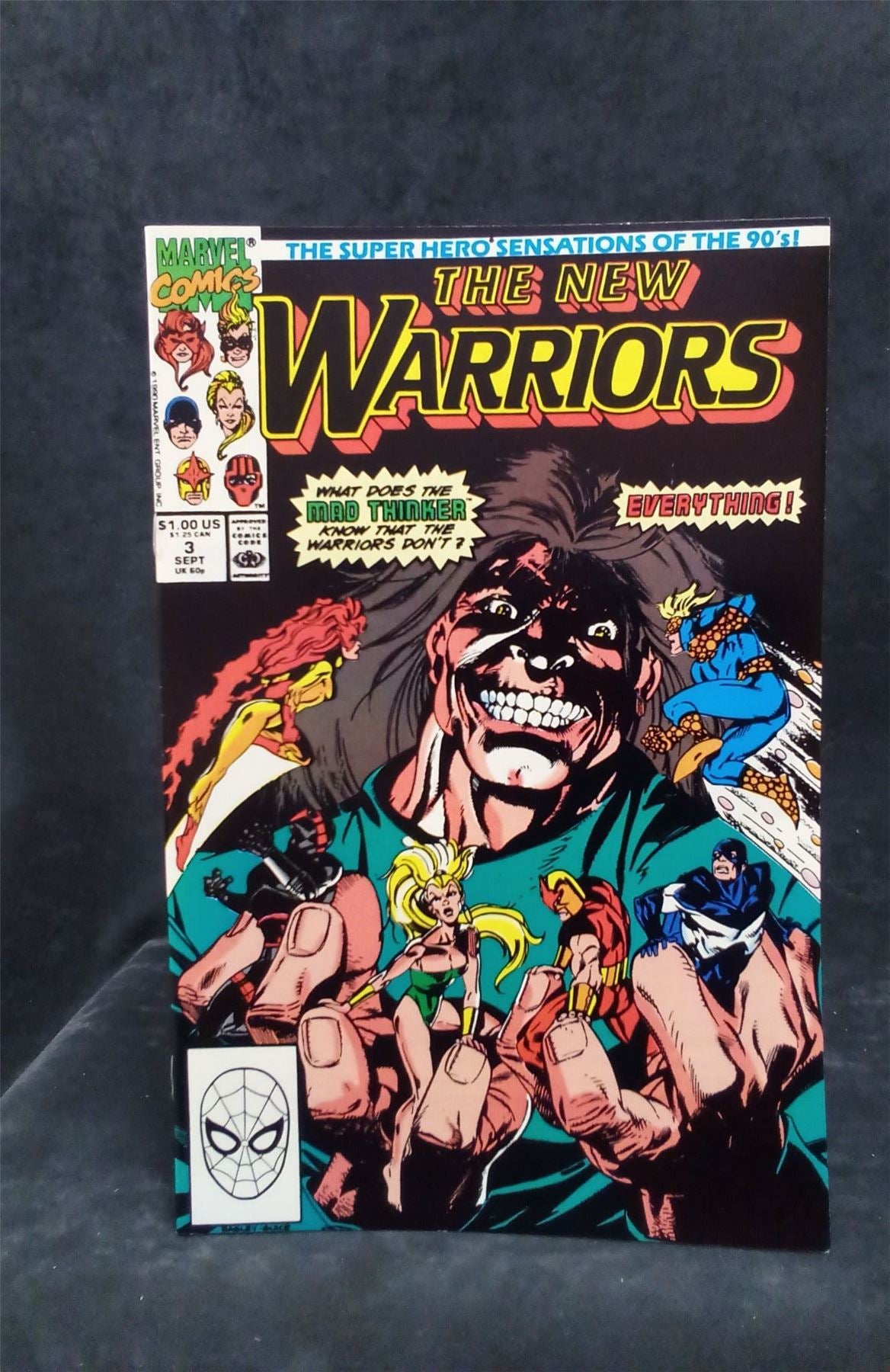 The New Warriors #3 1990 Marvel Comics Comic Book