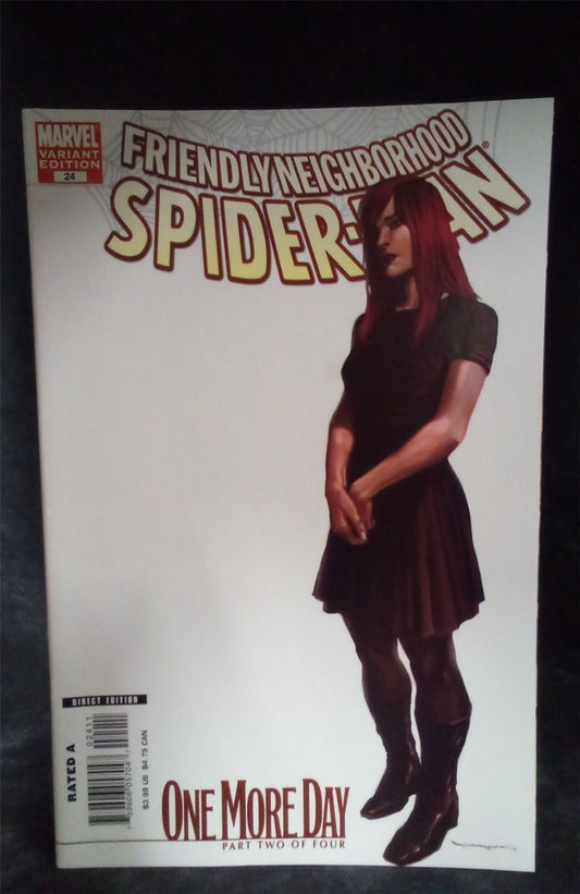 Friendly Neighborhood Spider-Man #24 White Cover 2007 Marvel Comics Comic Book