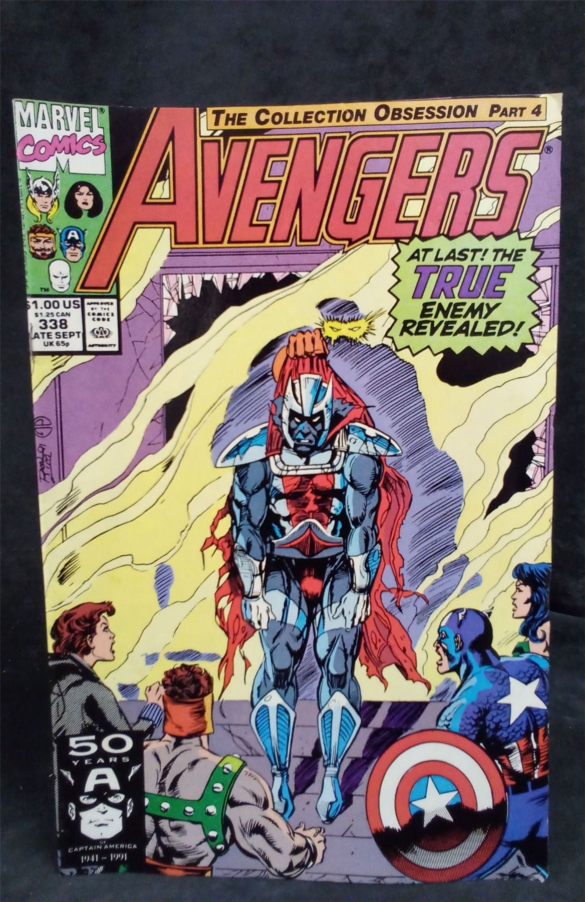 The Avengers #338 1991 Marvel Comics Comic Book