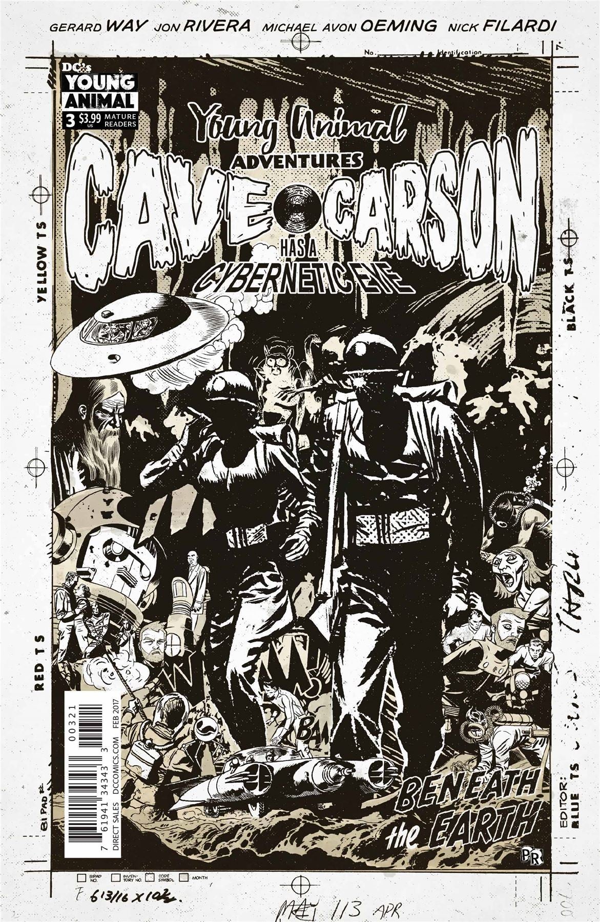 Cave Carson Has A Cybernetic Eye #3 Var Ed (Var Ed) DC Comics Comic Book