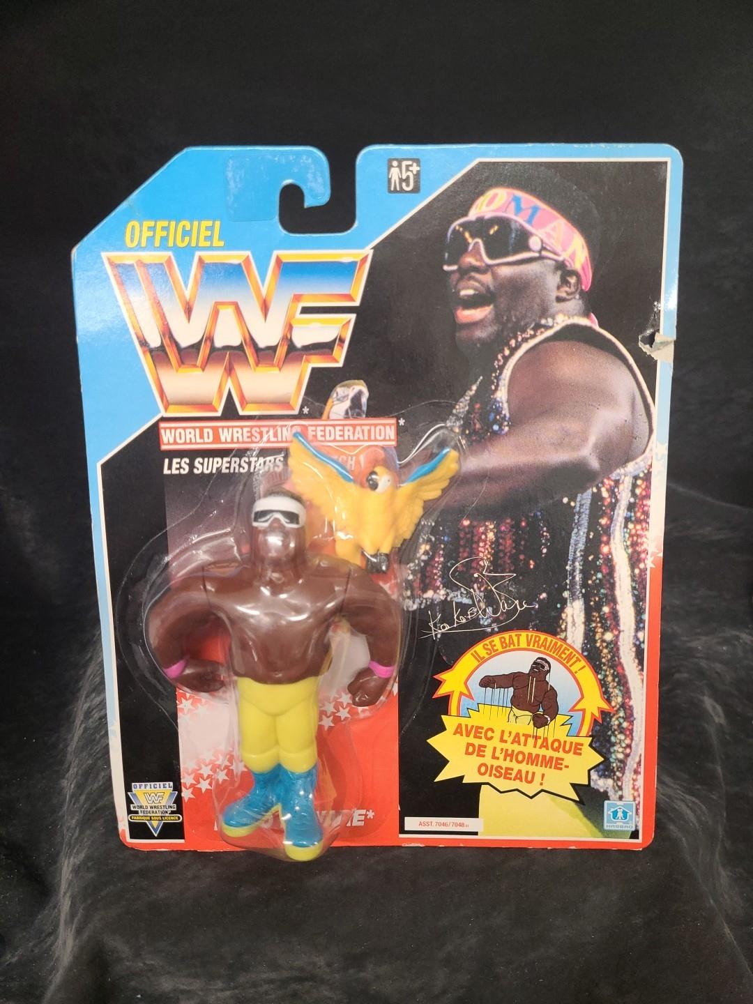 WWF wwe Vintage Wrestler Blue Card KOKO B WARE Hasbro 1991 French Language