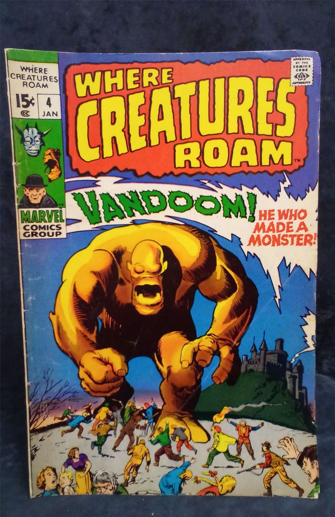 Where Creatures Roam #4 1971 Marvel Comics Comic Book