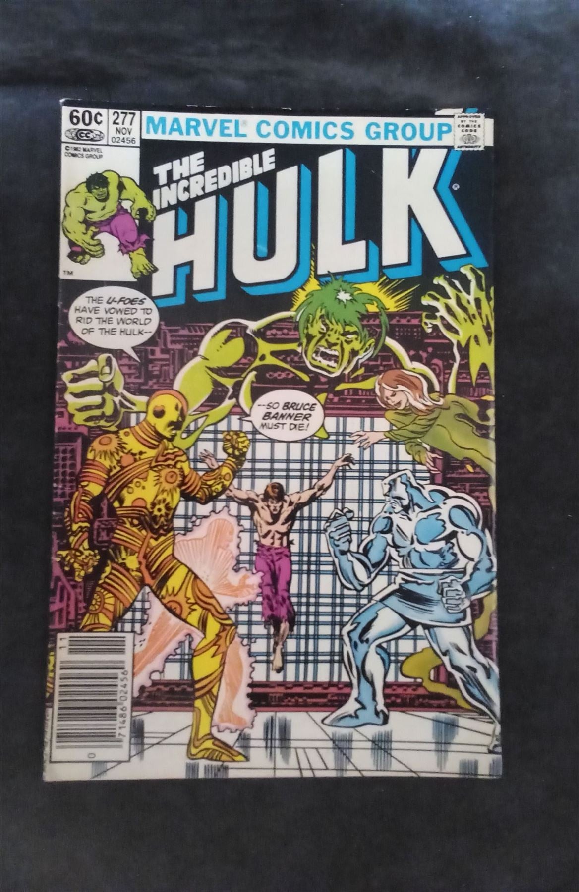 The Incredible Hulk #277 1982 marvel Comic Book