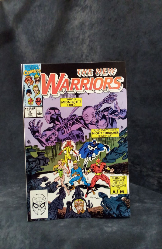 The New Warriors #2 1990 Marvel Comics Comic Book