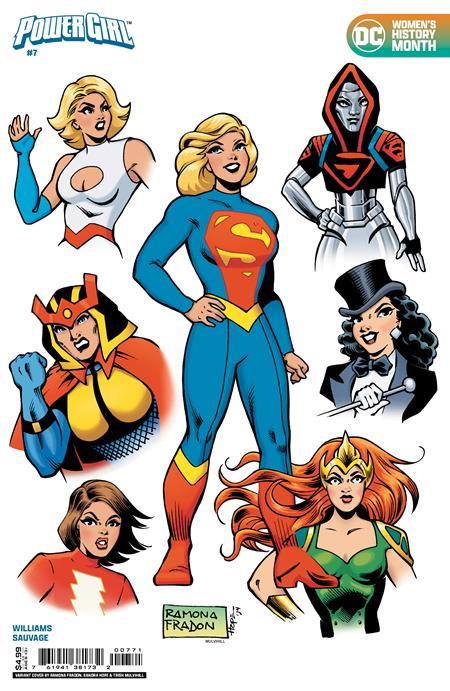 Power Girl #7 Cvr F Ramona Fradon Womens History Month Card Stock Var DC Comics Comic Book