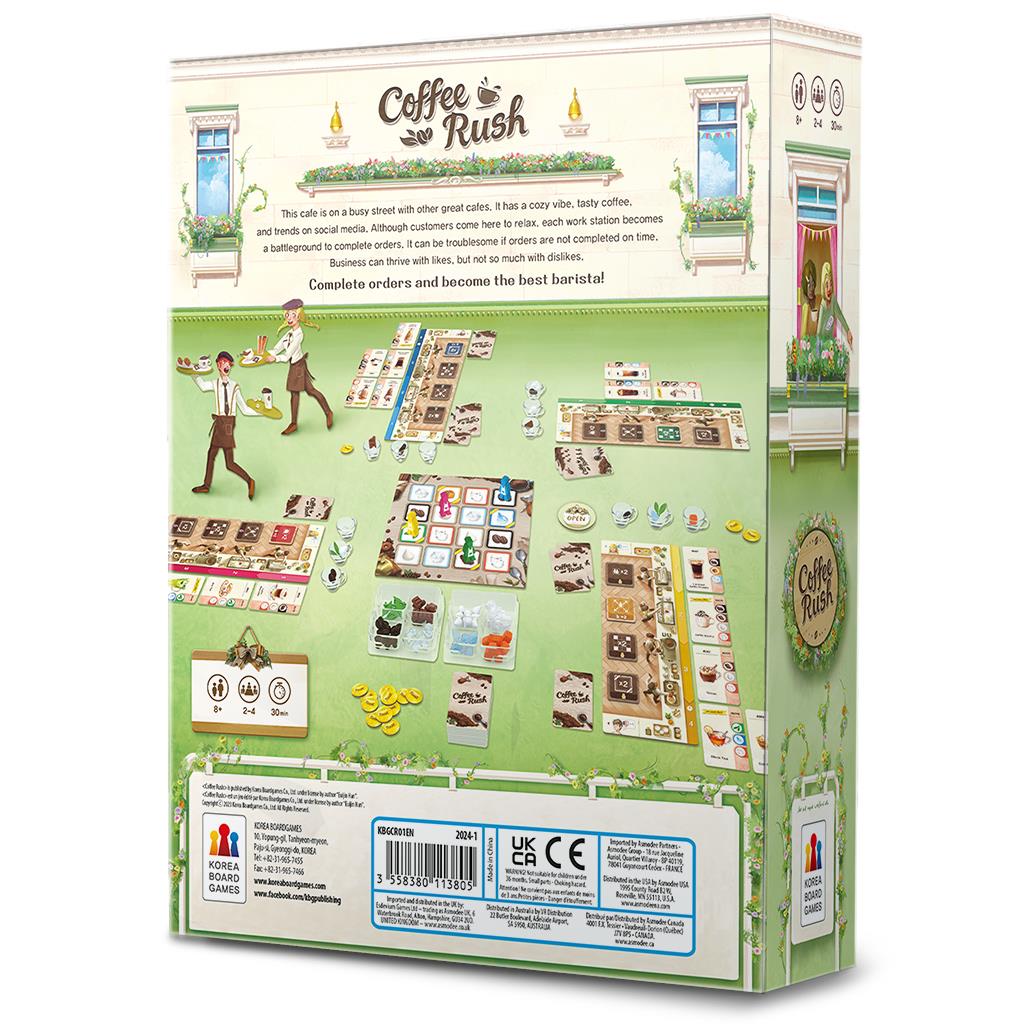 Coffee Rush: The Base Game By Korea Board Games