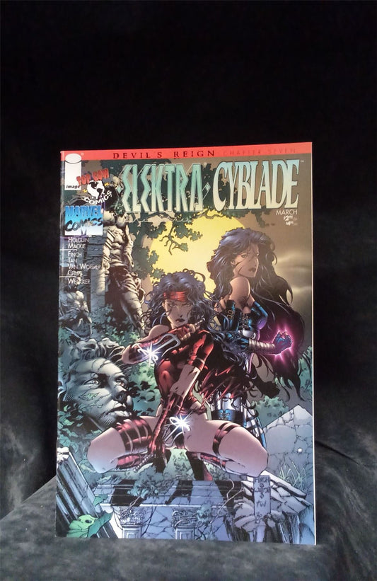 Elektra / Cyblade Devil&#039;s Reign #7 1997 image-comics Comic Book