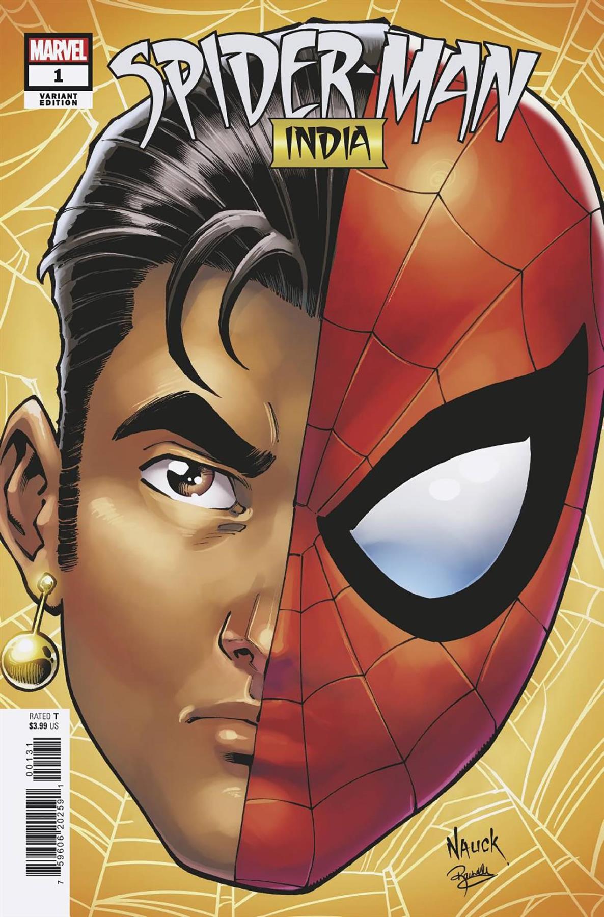 Spider-man India #1 (Todd Nauck Headshot Var) Marvel Prh Comic Book 2023