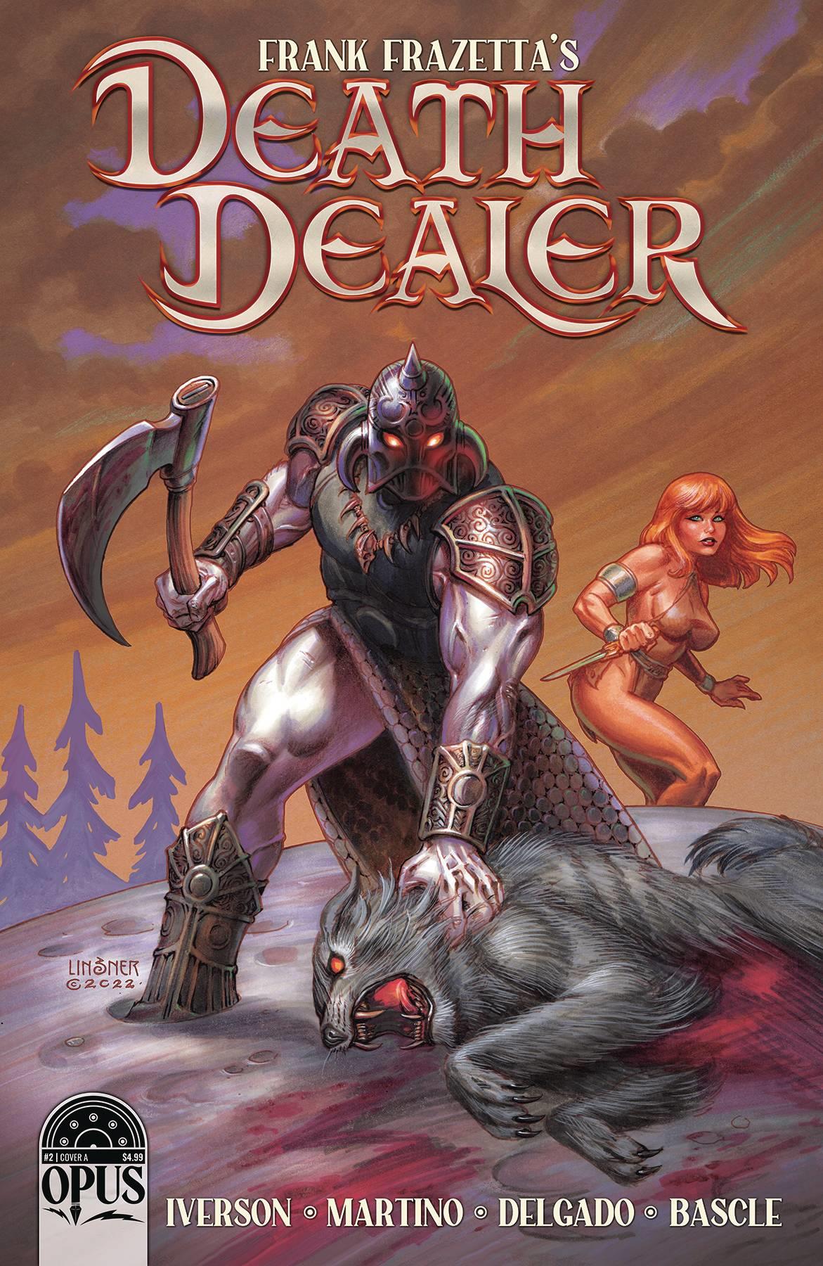 Frank Frazetta Death Dealer #2 Cvr A Linsner (mr) Opus Comics Comic Book