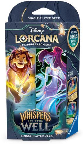 Disney Lorcana Whispers in the Well Simba/Megara Starter Deck TCG By Ravensburger