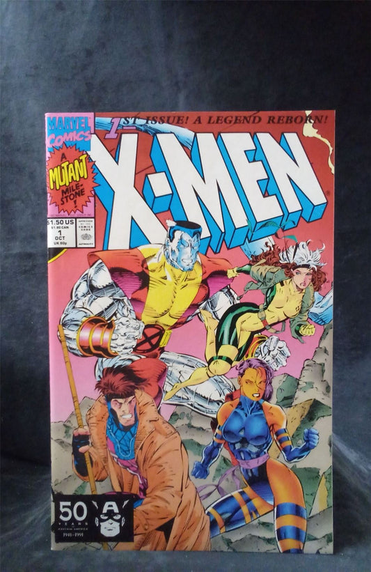 X-Men #1 Colossus and Gambit Cover 1991 Marvel Comics Comic Book