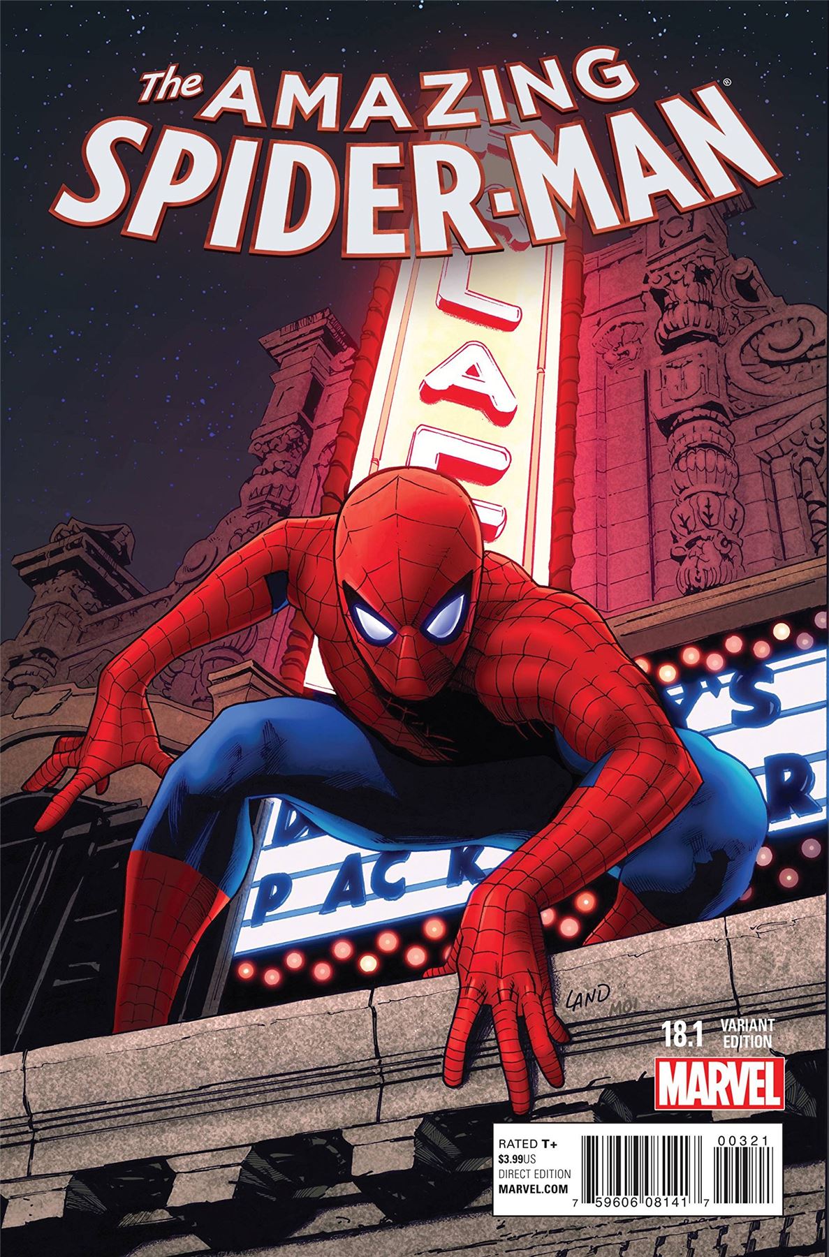 Amazing Spider-man #18.1 Land Var (Land Var) Marvel Comics Comic Book