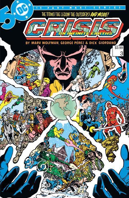 Crisis On Infinite Earths #3 (of 12) Facsimile Edition Cvr A George Perez DC Comics Comic Book