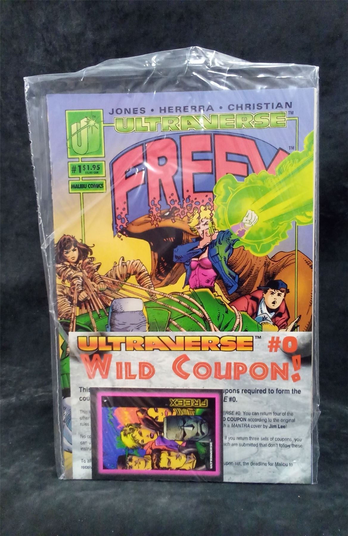 Freex #1 Direct Edition 1993 malibu Comic Book