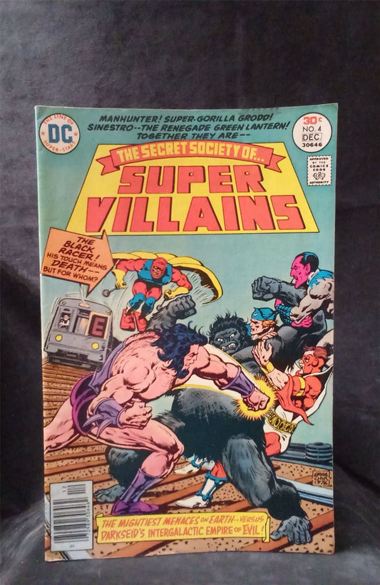 Secret Society of Super-Villains #4 1976 DC Comics Comic Book