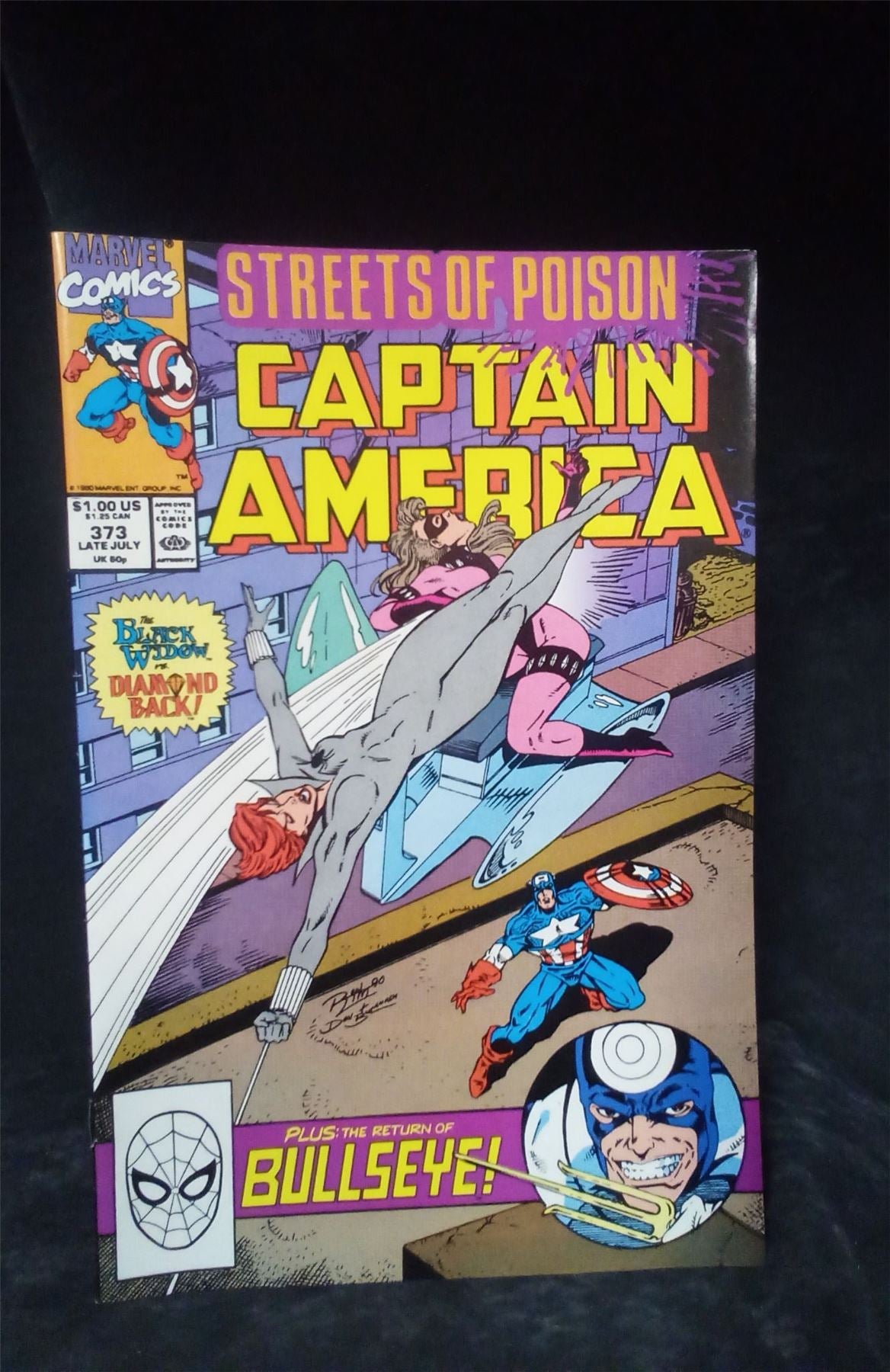 Captain America #373 1990 Marvel Comic Book