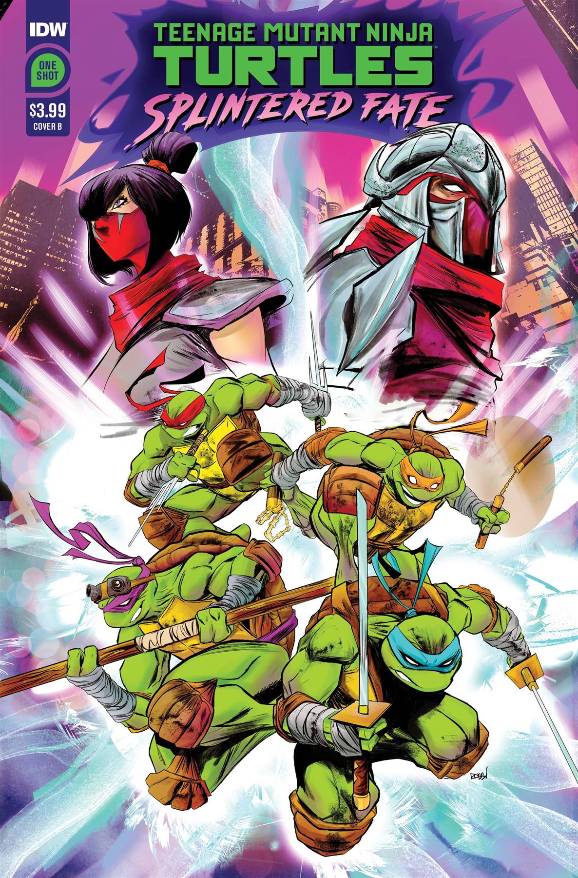 Tmnt Splintered Fate #1 Cvr B Rodriguez Idw-prh Comic Book