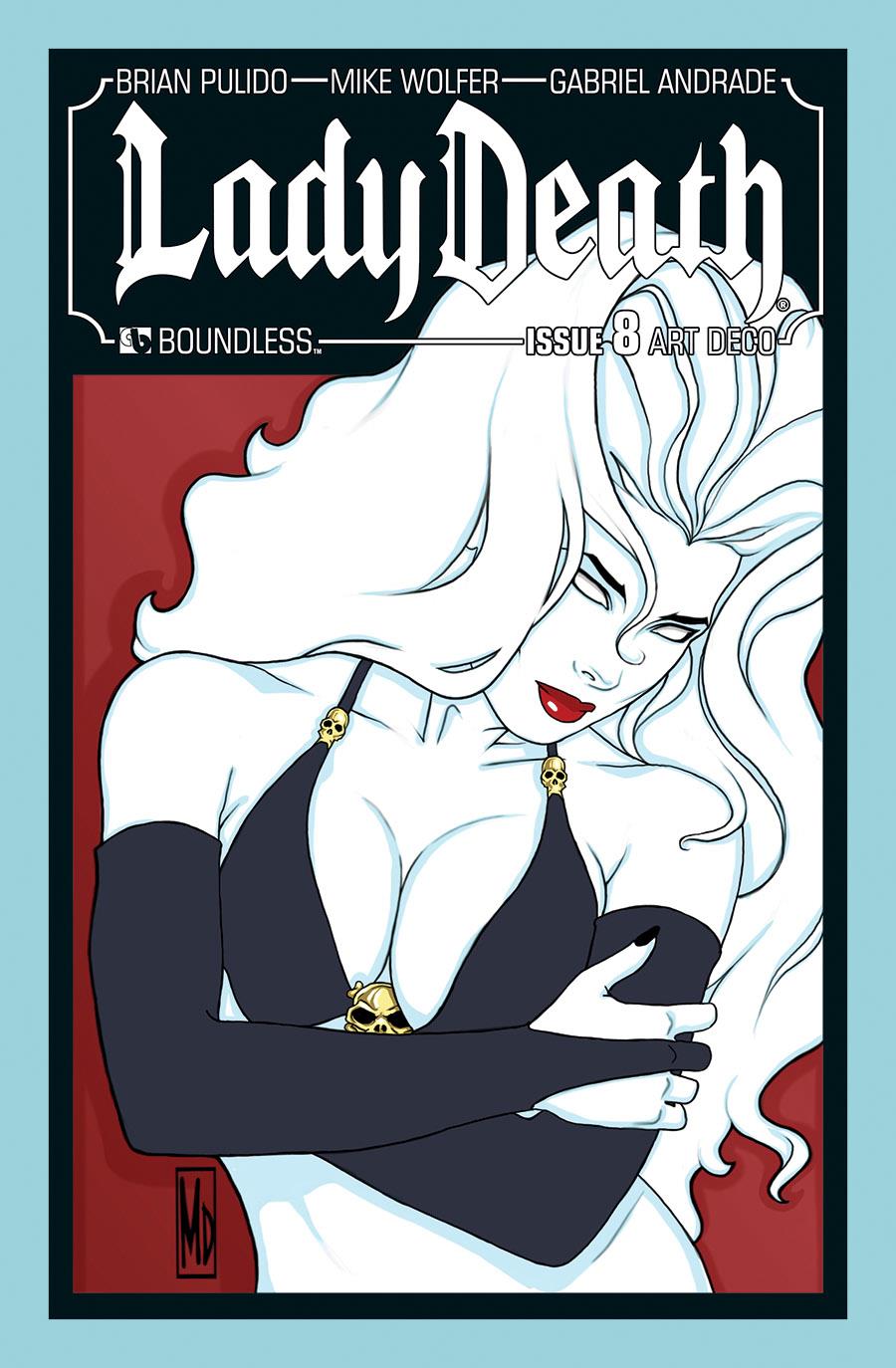 Lady Death (2010) Art Deco B Bag Set (5ct) Boundless Comics Comic Book
