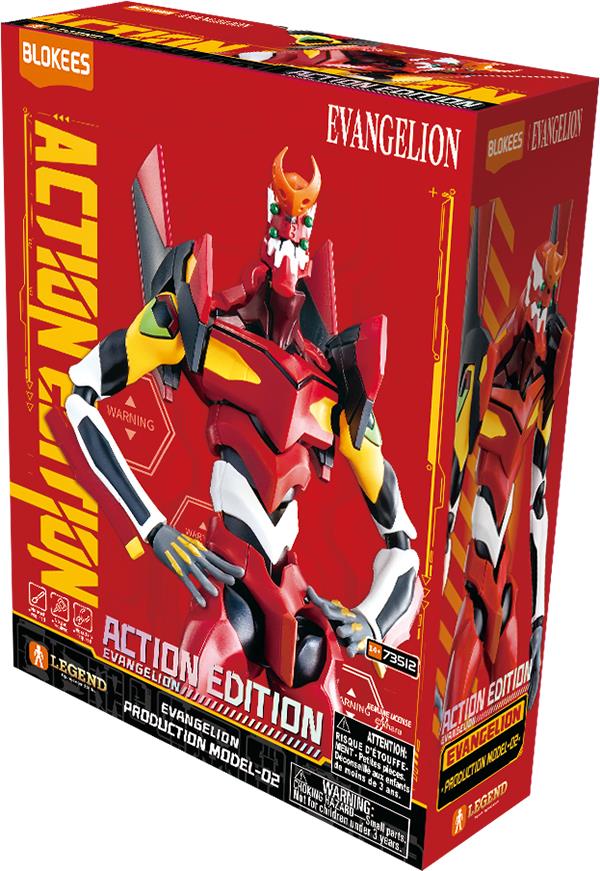 Blokees Action Edition Evangelion Production Model-02 by Blokees