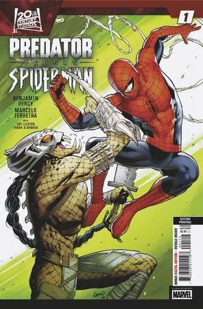 Predator Vs Spider-man #1 (of 4) 2nd Ptg Greg Land Var Marvel Prh Comic Book