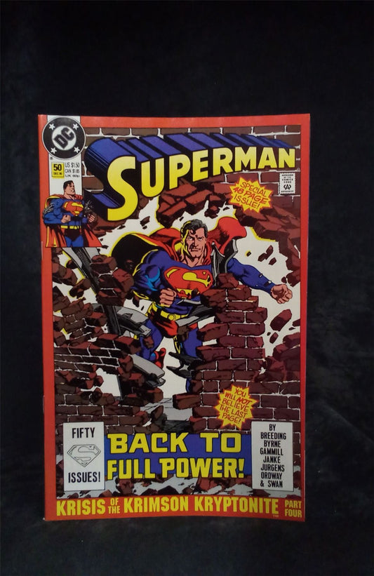 Superman #50 1990 DC Comics Comic Book
