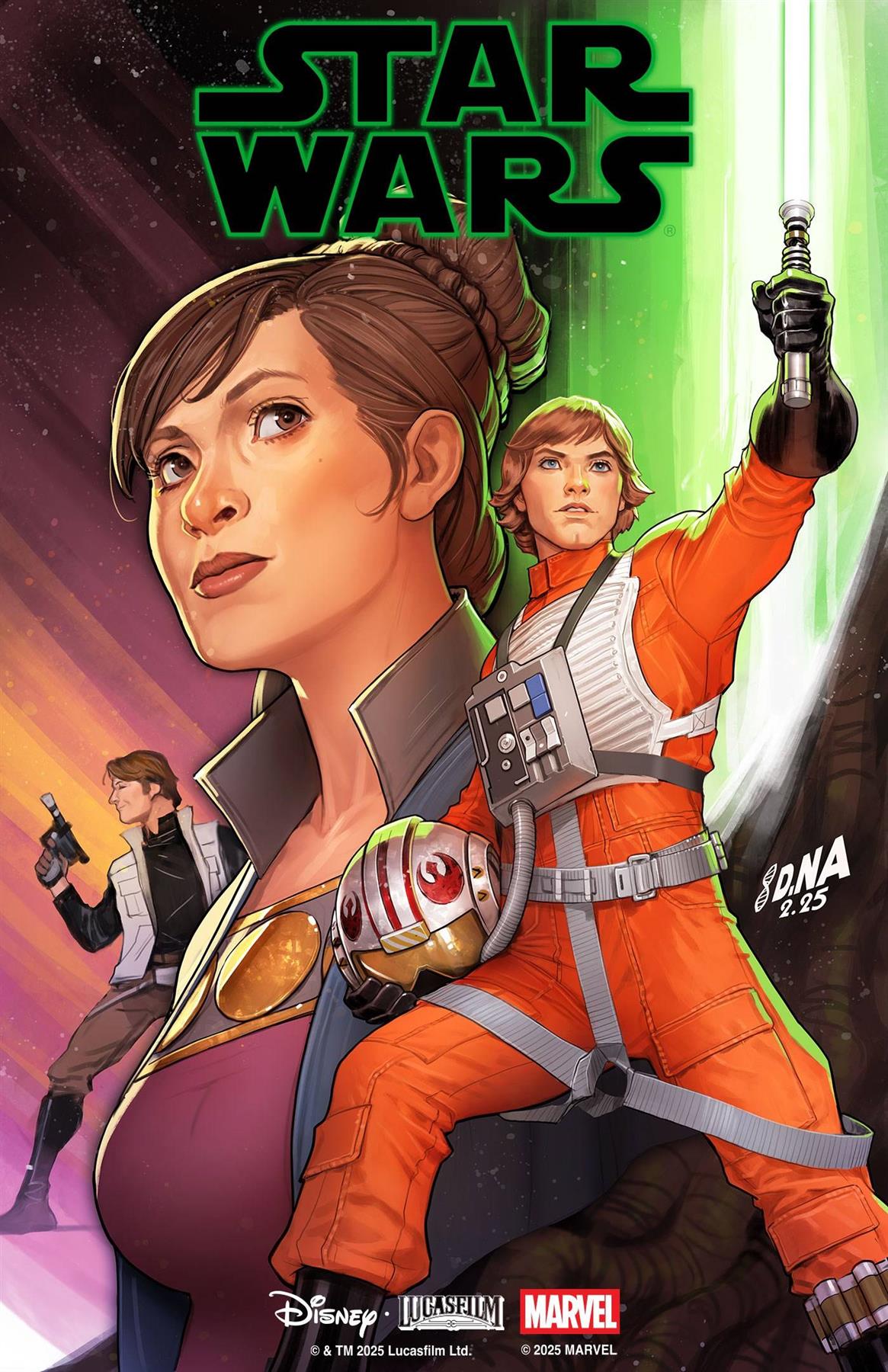 Star Wars #1 David Nakayama Var David Nakayama Var Marvel Prh Comic Book 2025