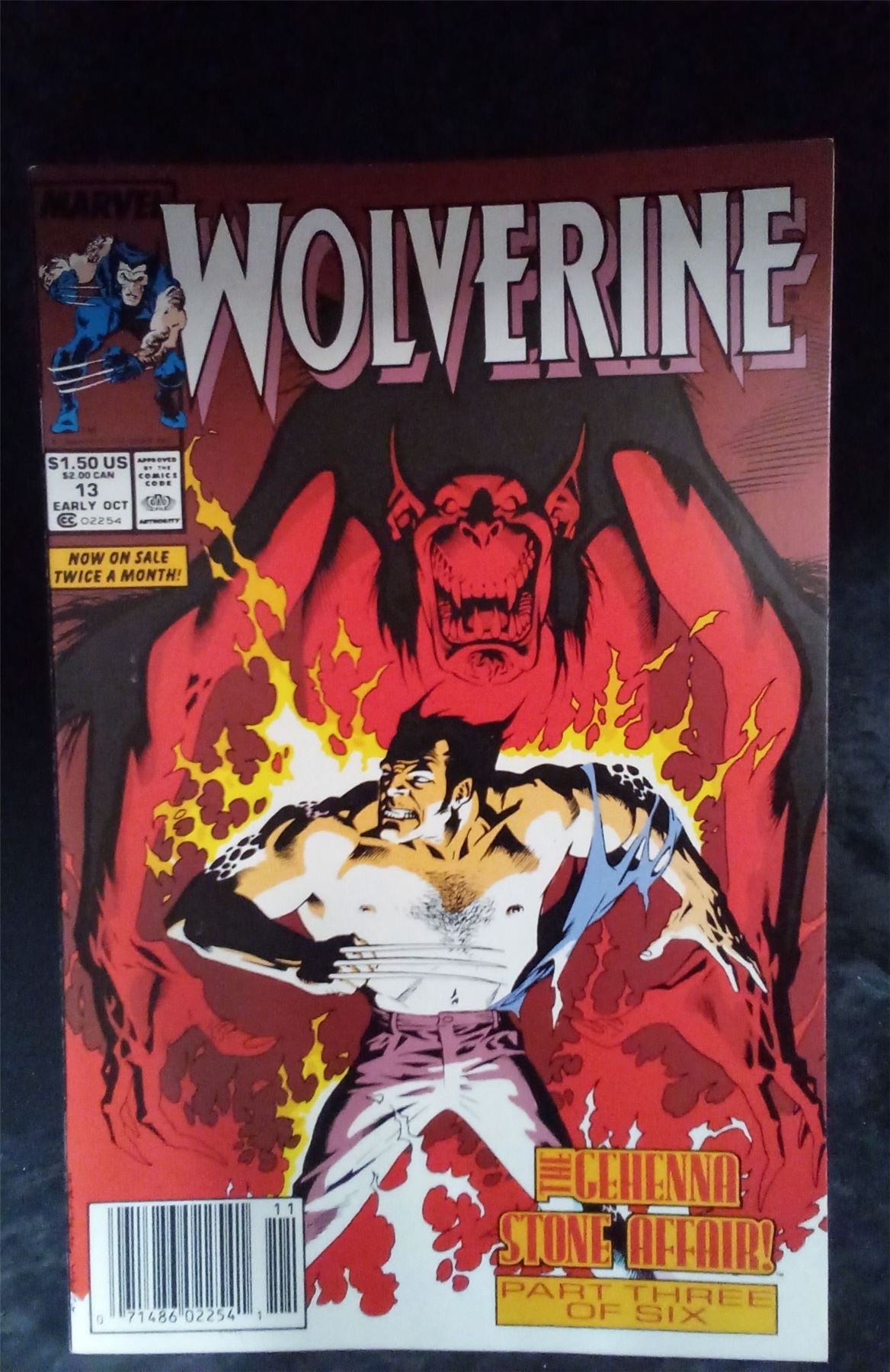 Wolverine #13 1989 Marvel Comics Comic Book
