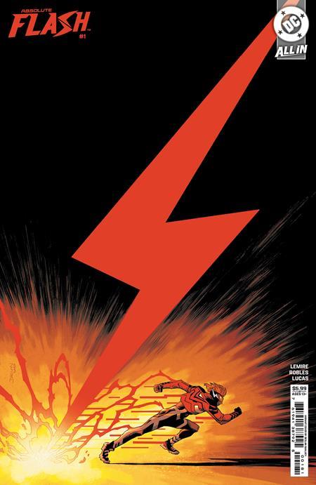Absolute Flash #1 Cvr E Jeff Spokes Card Stock Var  DC Comics Comic Book