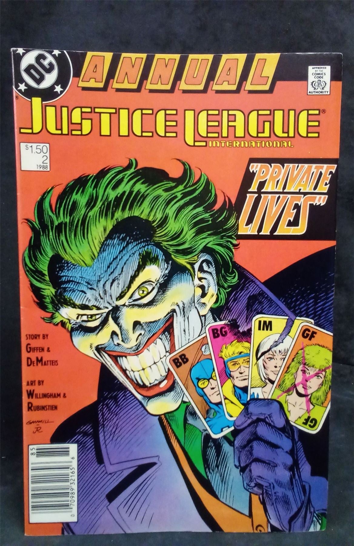 Justice League International Annual #2 1988 DC Comics Comic Book