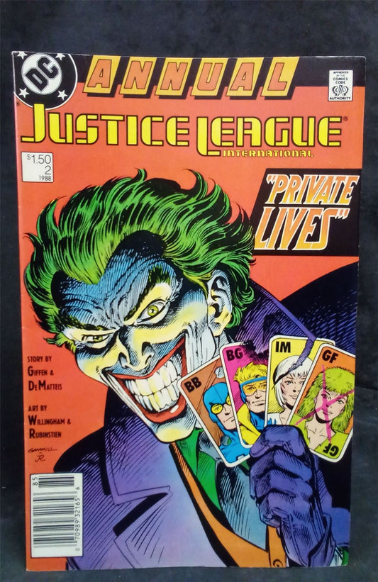 Justice League International Annual #2 1988 DC Comics Comic Book