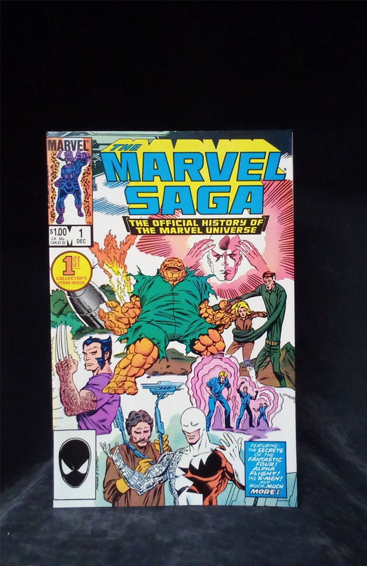 The Marvel Saga The Official History of the Marvel Universe #1 1985 Marvel Comics Comic Book