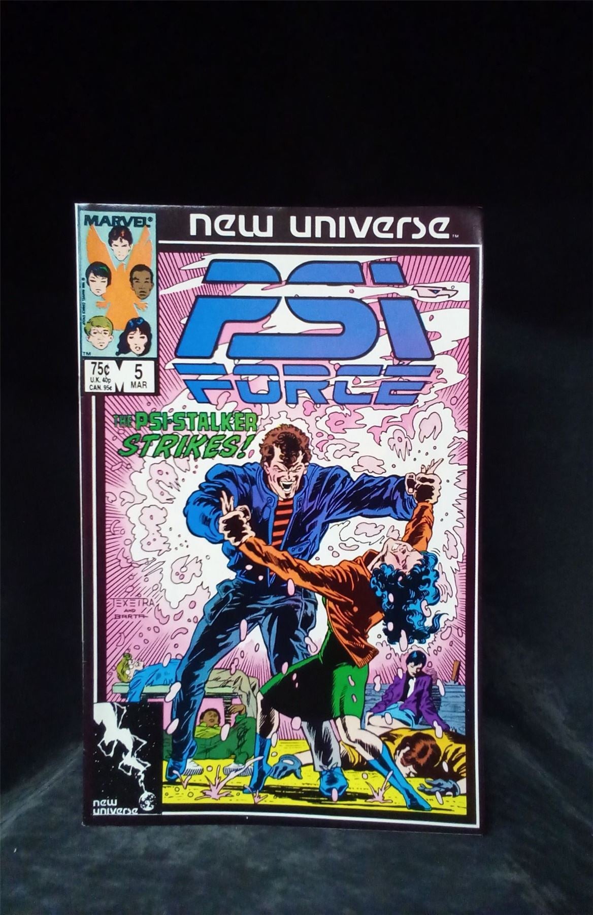 Psi-Force #5 Direct Edition 1987 Marvel Comics Comic Book