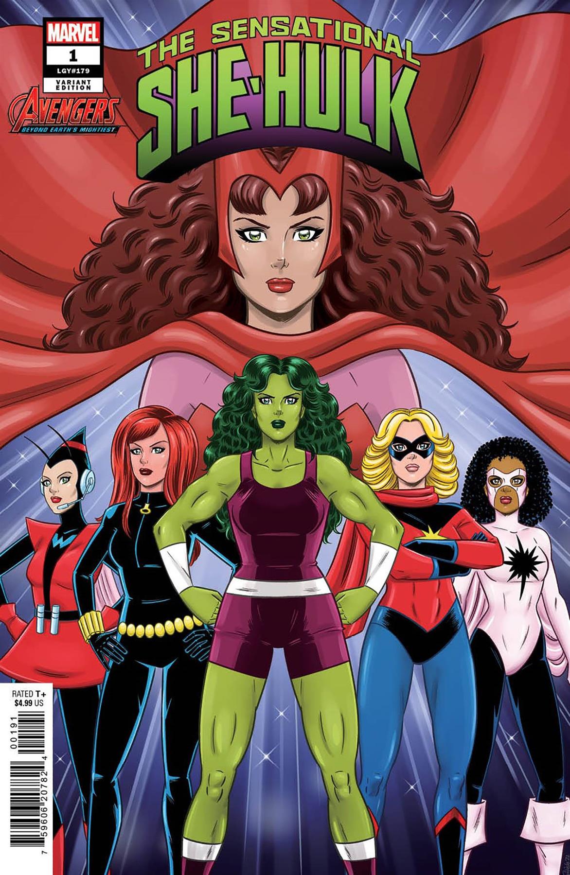 Sensational She-hulk #1 Gisele Lagace Avengers 60th Var (Gisele Lagace Avengers 60th Var) Marvel Prh Comic Book 2023