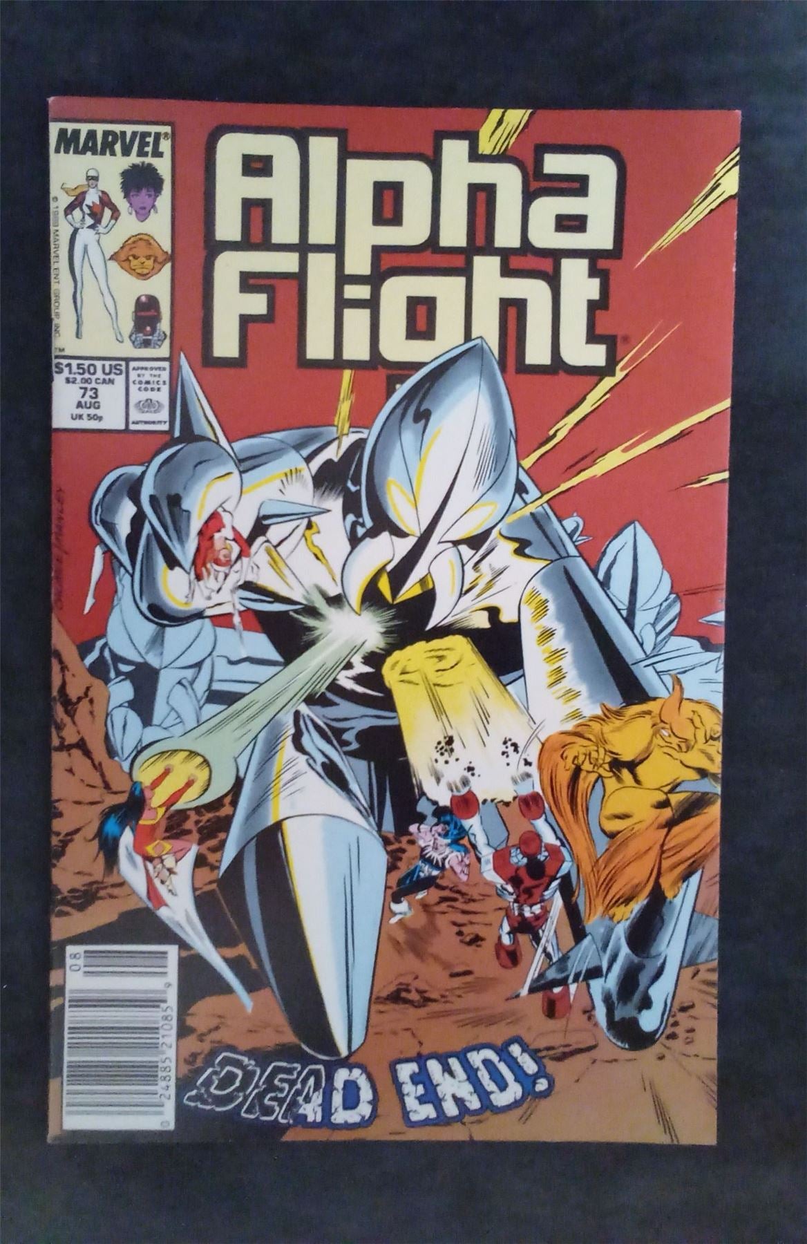 Alpha Flight #73 1989 marvel Comic Book