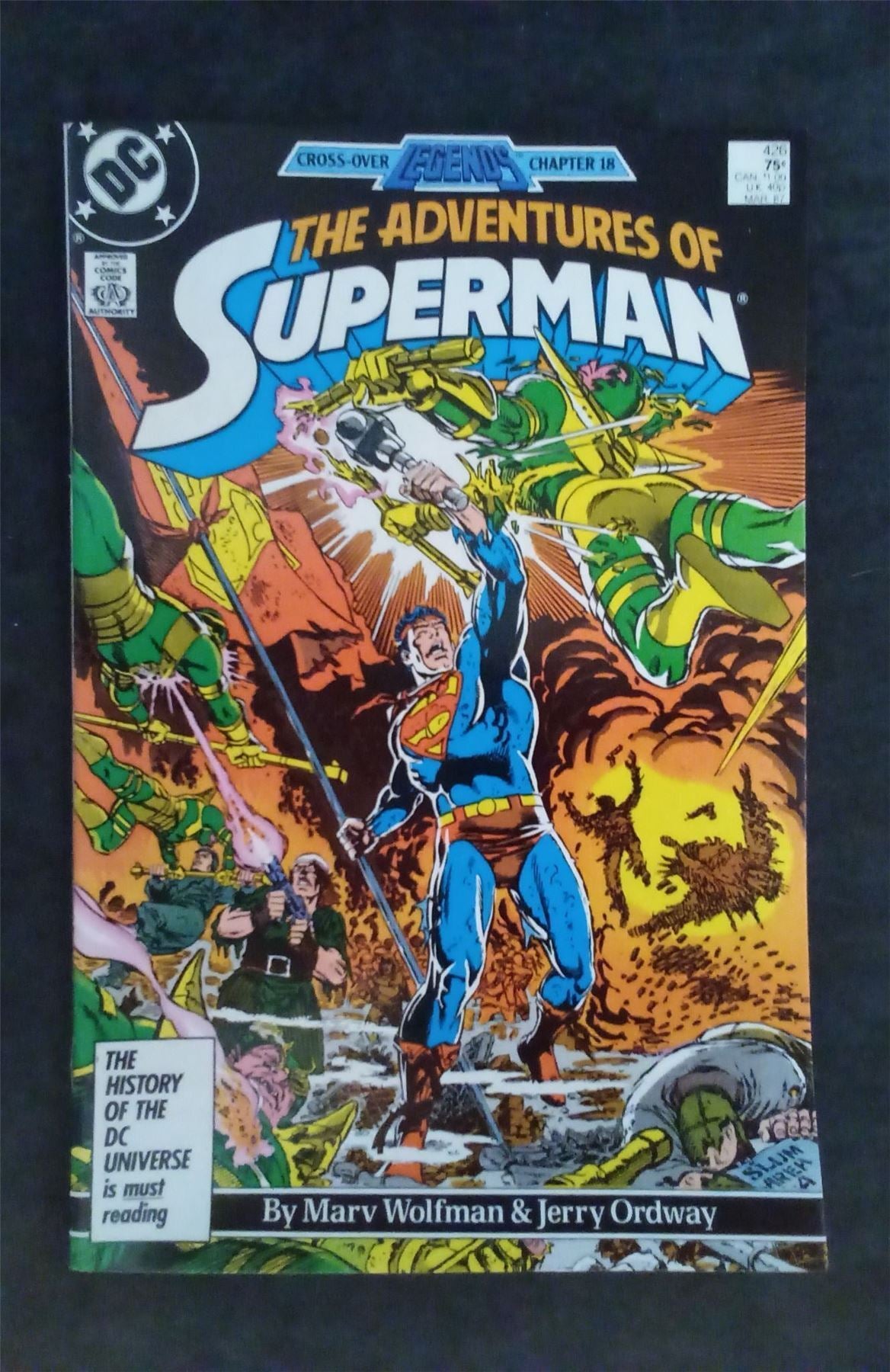 Adventures of Superman #426 1987 dc-comics Comic Book dc-comics Comic Book