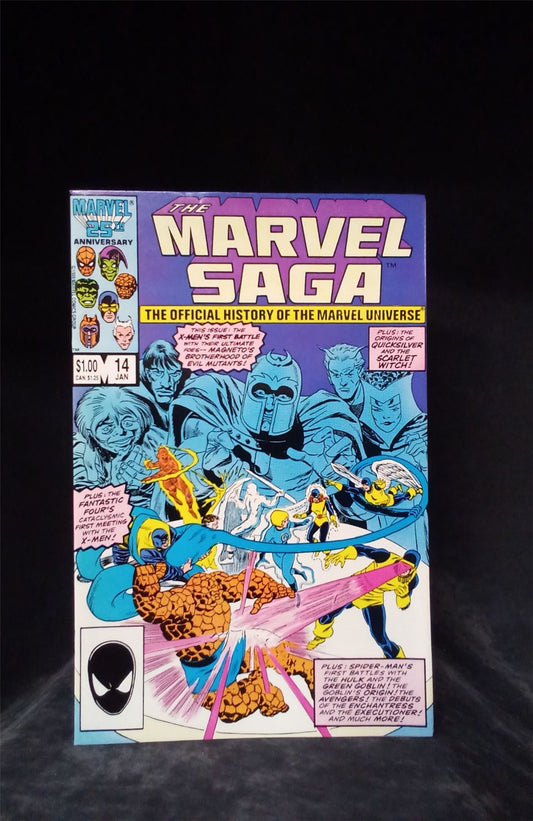 The Marvel Saga The Official History of the Marvel Universe #14 1987 Marvel Comics Comic Book