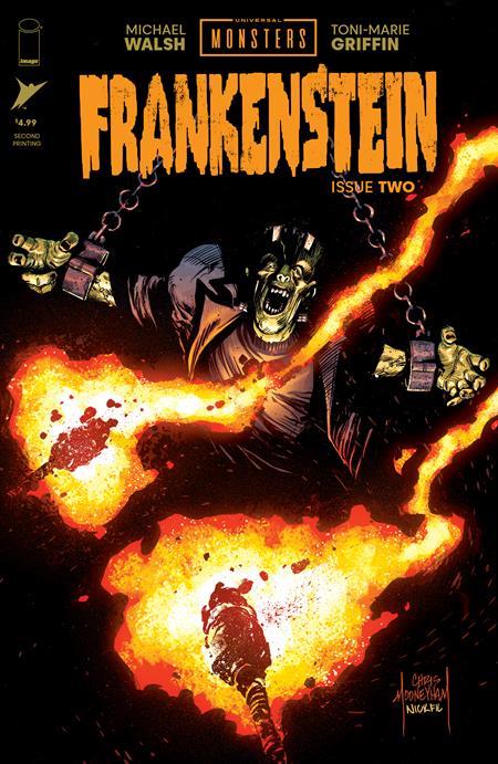 Universal Monsters Frankenstein #2 (of 4) Second Printing Image Comics Comic Book