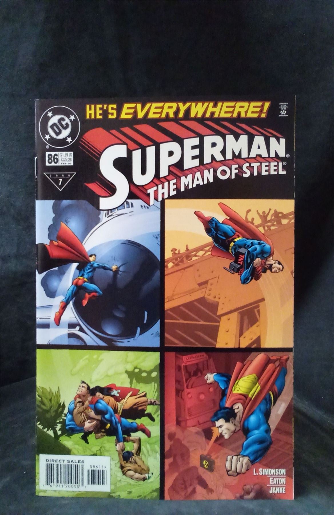Superman: The Man of Steel #86 1999 DC Comics Comic Book