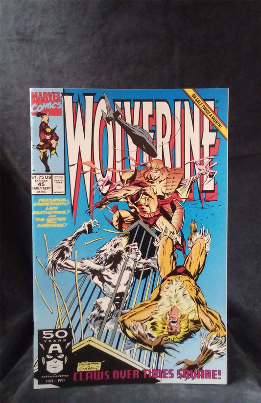 Wolverine #45 1991 Marvel Comics Comic Book