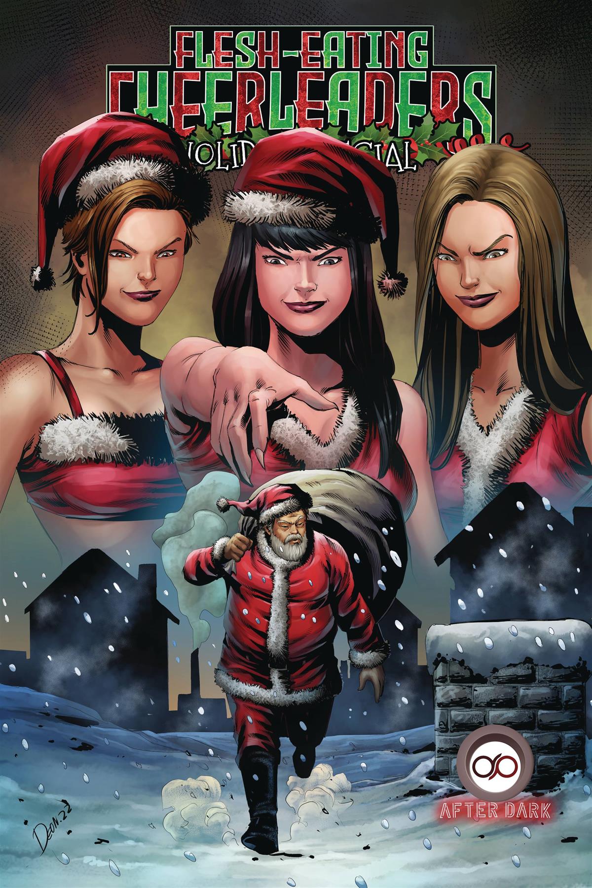 Flesh Eating Cheerleaders Holiday Sp Cvr A Deon Reg () Dren Productions After Dark Comic Book 2023