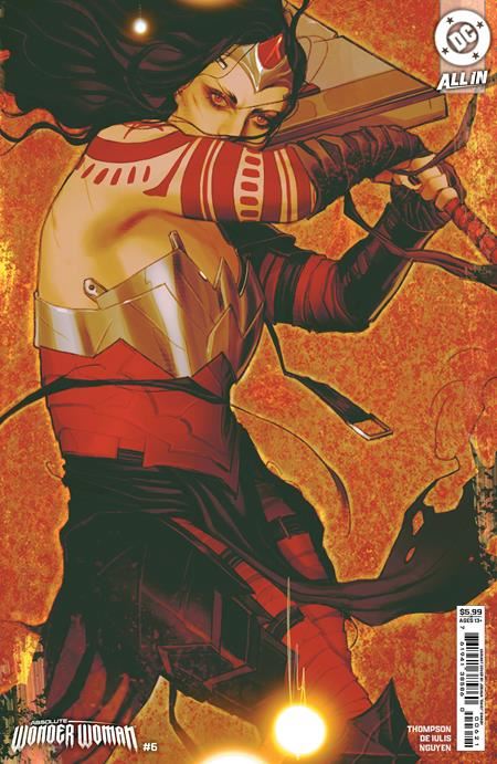 Absolute Wonder Woman #6 Cvr D Joshua Sway Swaby Card Stock Var  DC Comics Comic Book