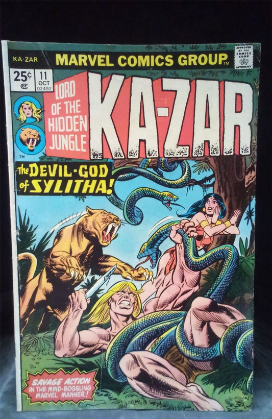Ka-Zar #11 1975 Marvel Comics Comic Book