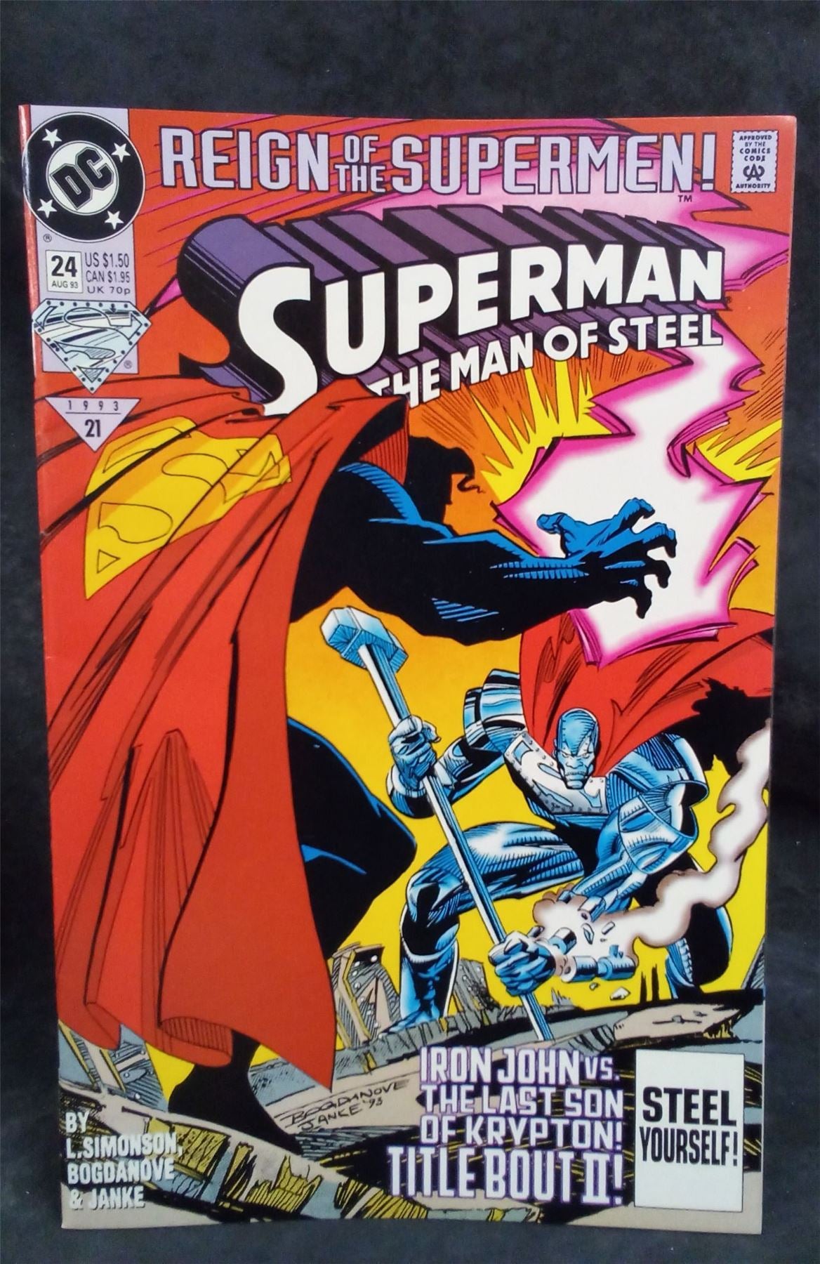 Superman: The Man of Steel #24 1993 DC Comics Comic Book