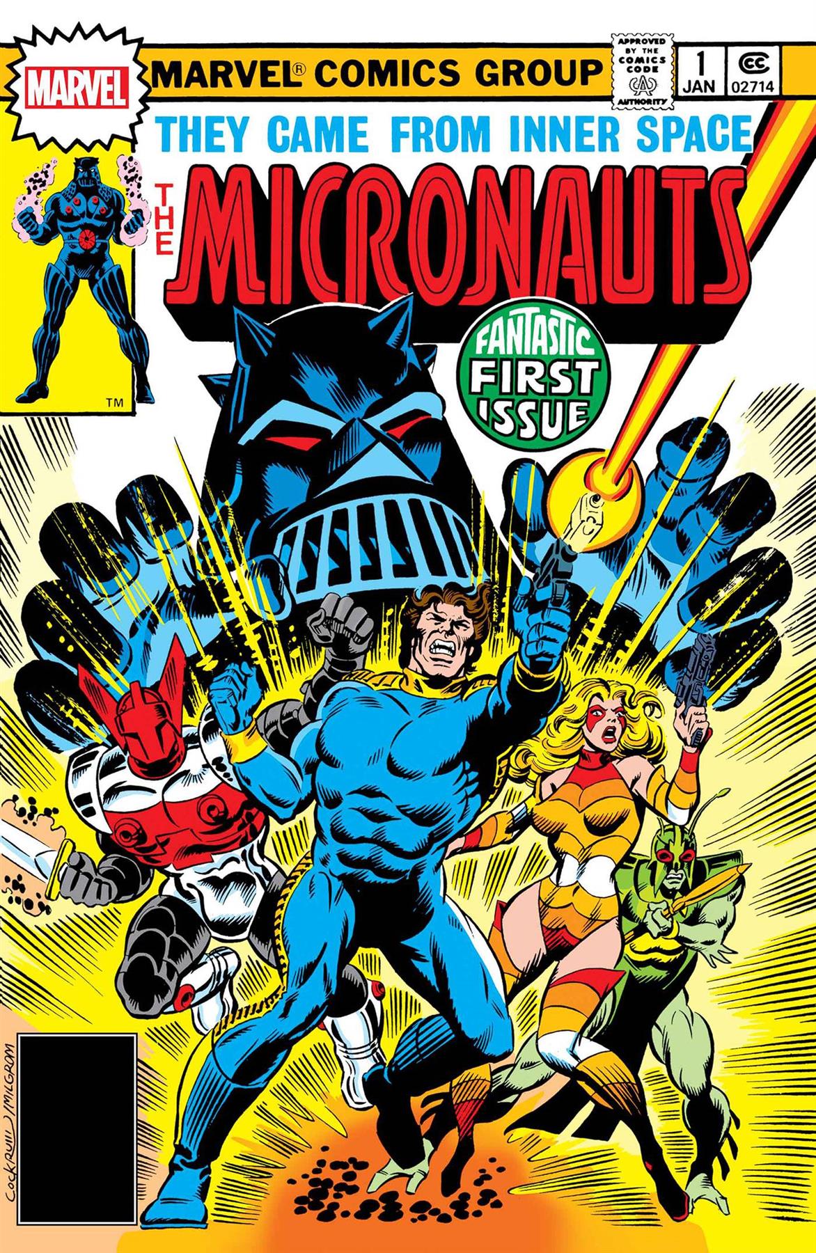 Micronauts #1 Facsimile Edition Foil Var () Marvel Prh Comic Book 2023
