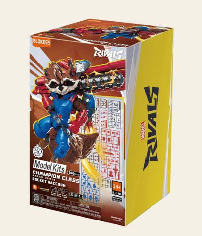 Blokees Marvel Rivals Rocket Raccoon Champion Class