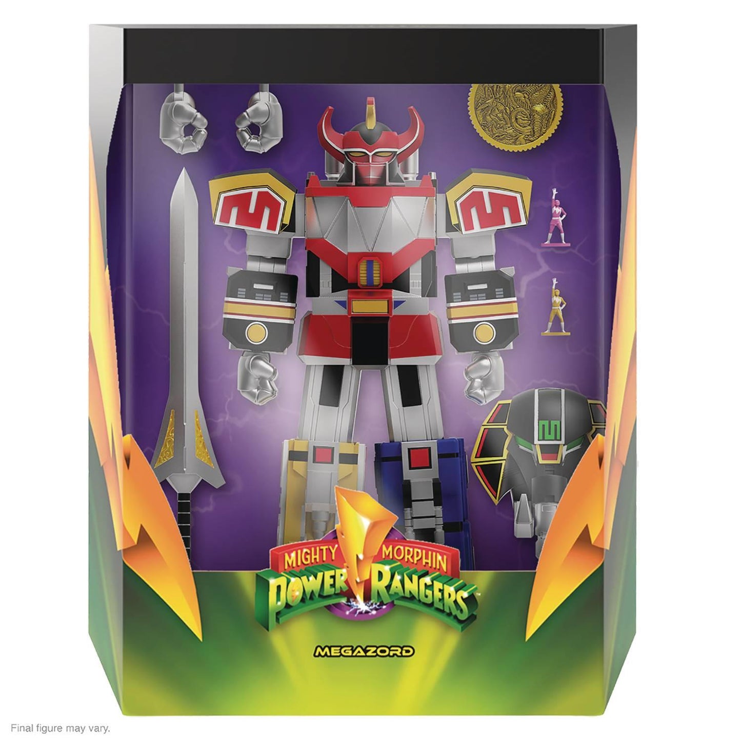 Power Rangers Ultimates W3 Dino Megazord Action Figure